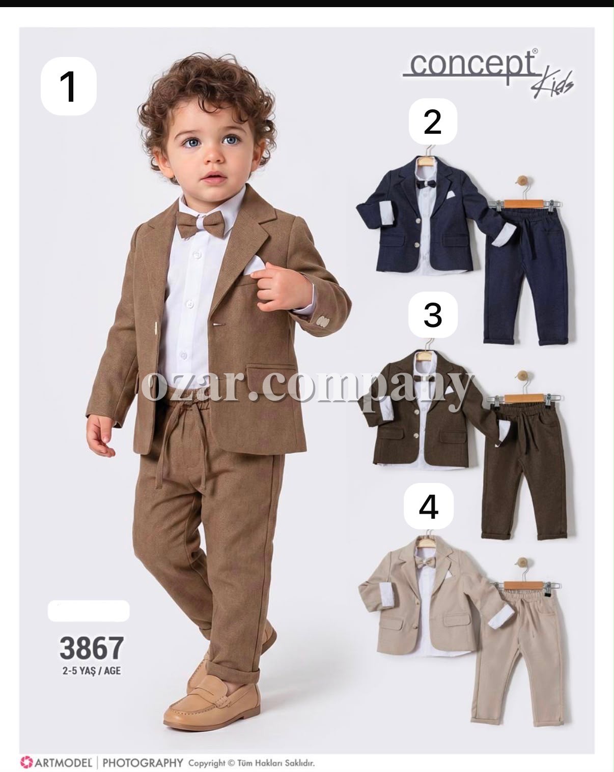 Костюм Тройка Для Мальчика Concept (2-3-4-5лет)