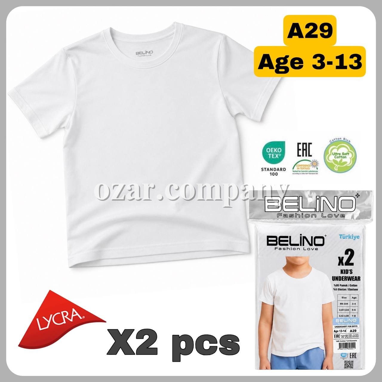 Футболка Для Мальчика Belino (3-4/5-6/7-8/9-10/11-12/13-14лет)