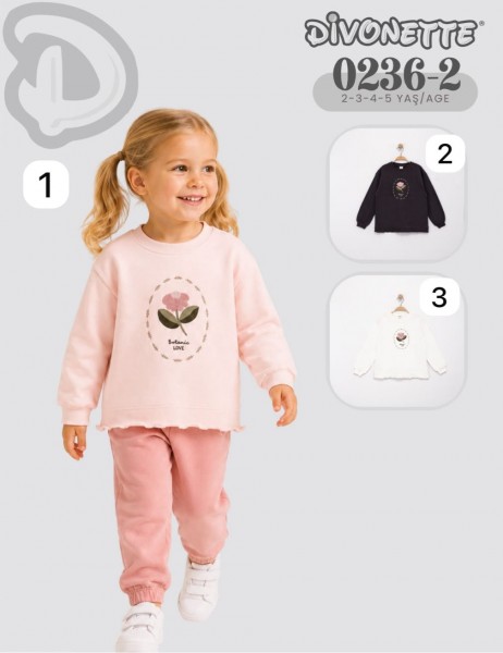 Свитшот Для Девочки Divonette (2-3-4-5лет)