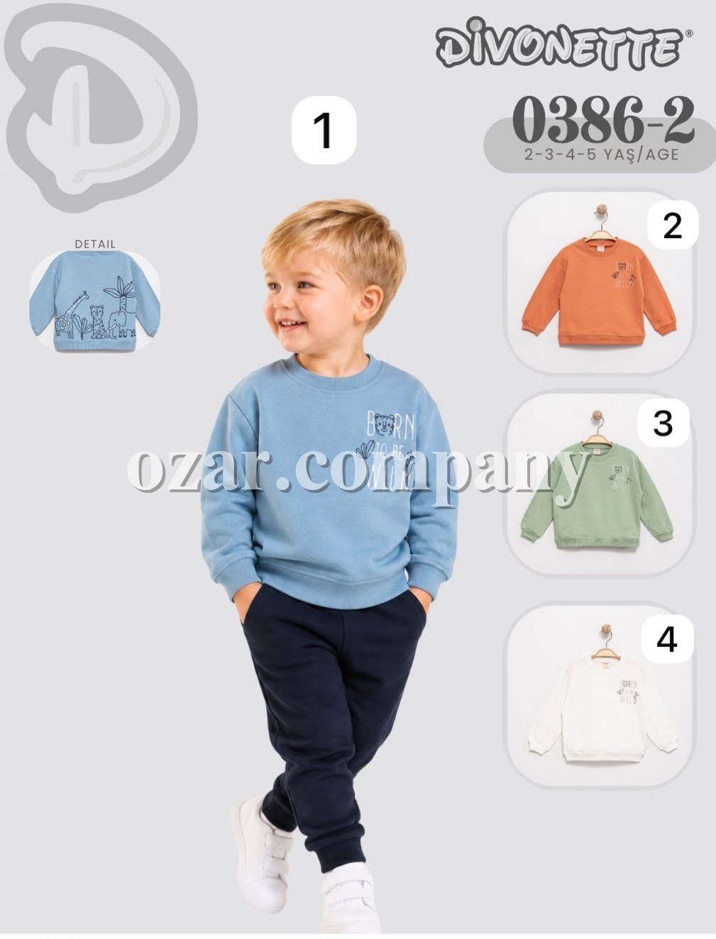 Свитшот Для Мальчика Divonette (2-3-4-5лет)