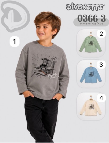 Свитшот Для Мальчика Divonette (6-7-8-9лет) 