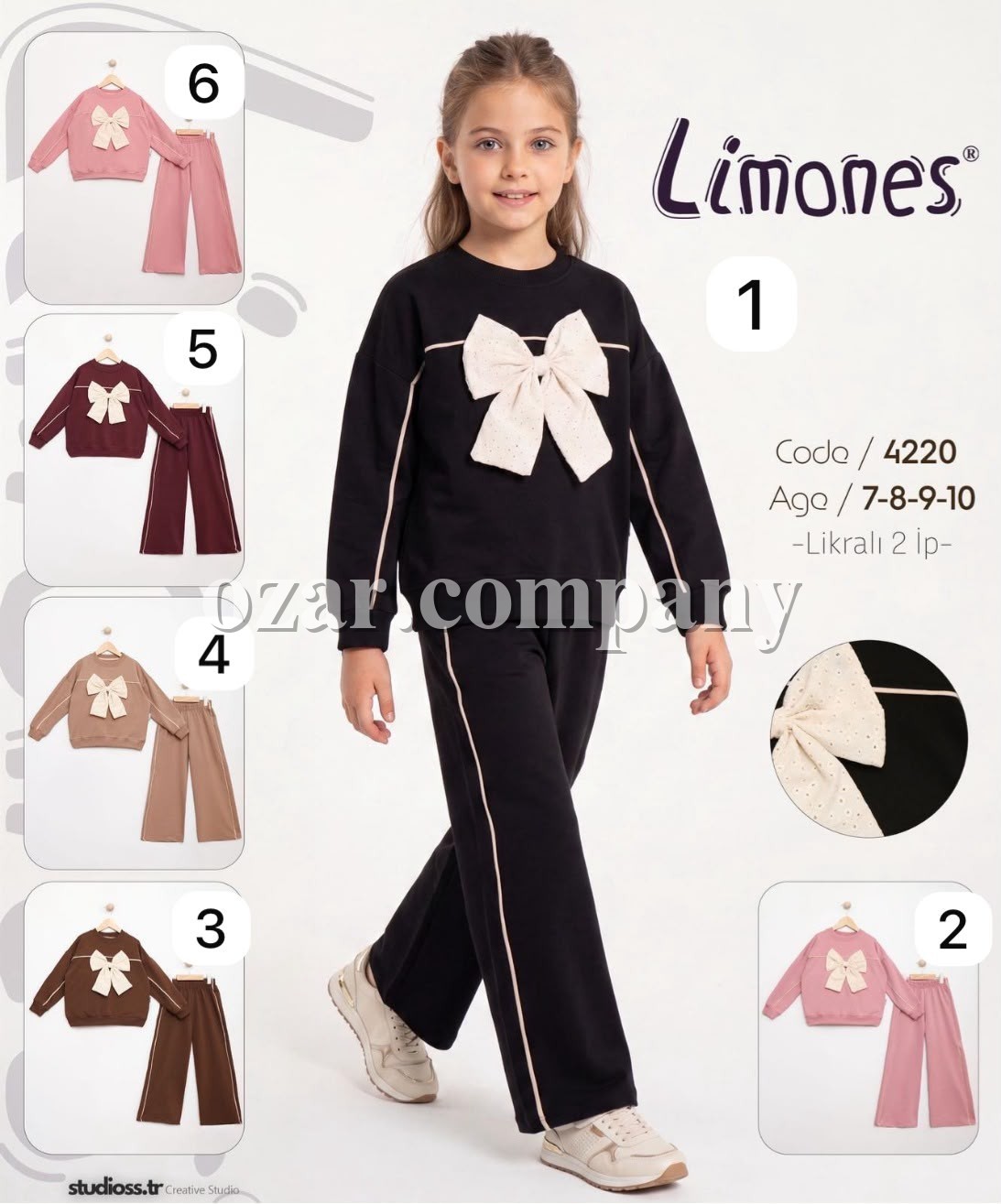 Костюм Двунитка Для Девочки Limones (7-8-9-10лет)