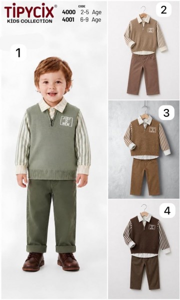 Костюм Тройка Для Мальчика Tipycix (2-3-4-5лет)