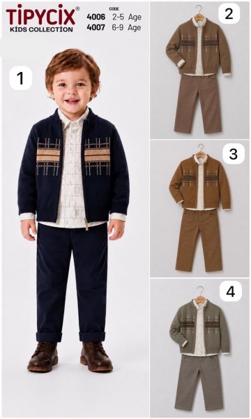 Костюм Тройка Для Мальчика Tipycix (2-3-4-5лет)