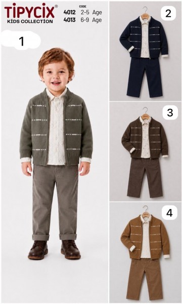 Костюм Тройка Для Мальчика Tipycix (2-3-4-5лет)