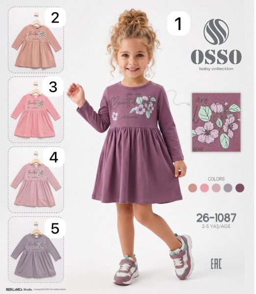 Платье Для Девочки OSSO (2-3-4-5лет)
