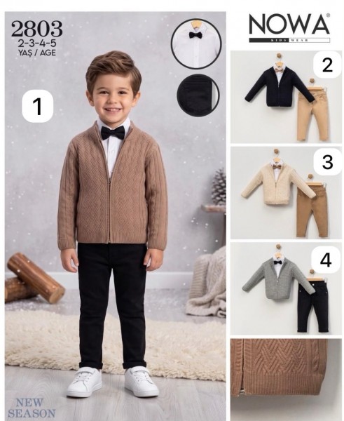 Костюм Тройка Для Мальчика Nowa (2-3-4-5лет)