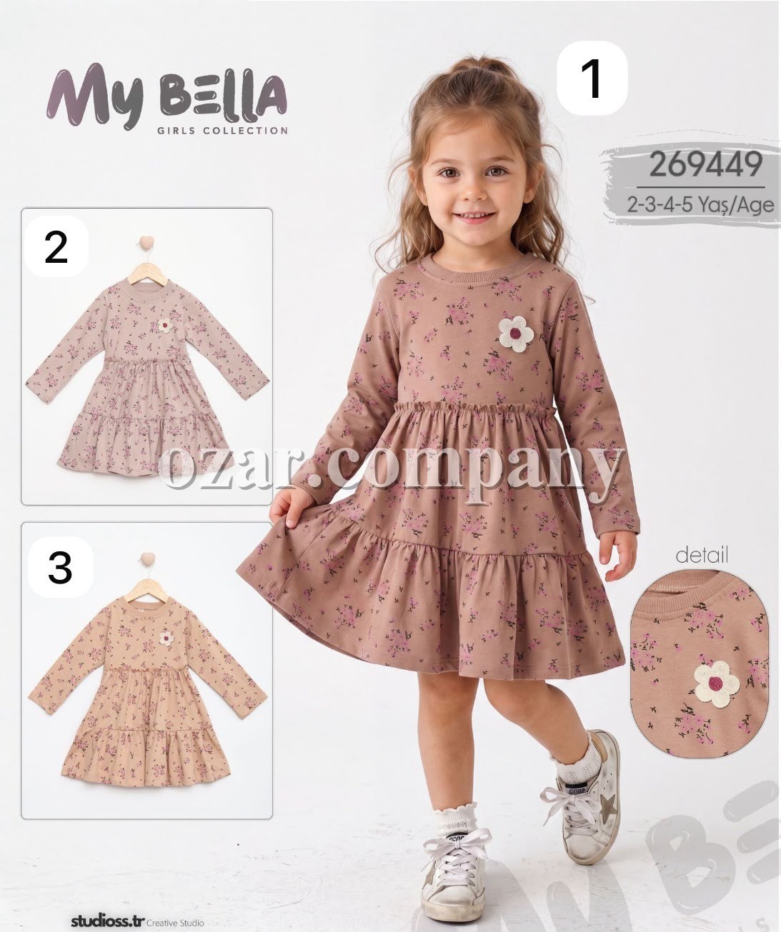 Платье Для Девочки My Bella (2-3-4-5лет)