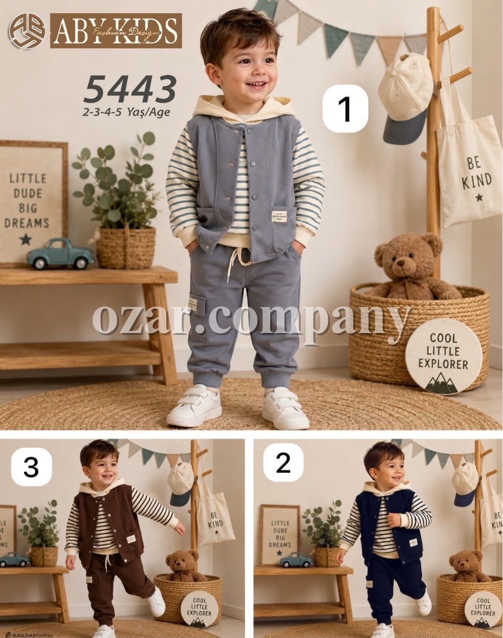 Костюм Тройка Для Мальчика ABY Kids (2-3-4-5лет)