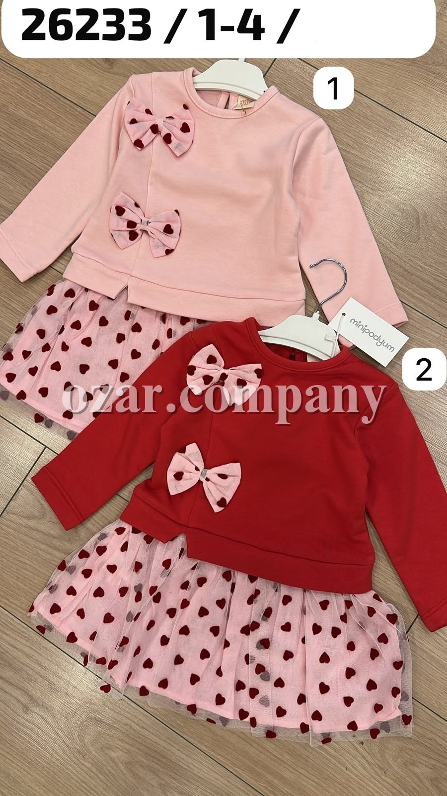 Платье Для Девочки Bupper Minipodyum (1-2-3-4лет) 