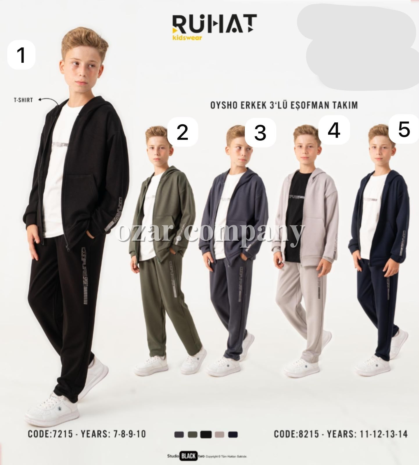 Костюм Тройка Для Мальчика Ruhat (7-8-9-10лет) 