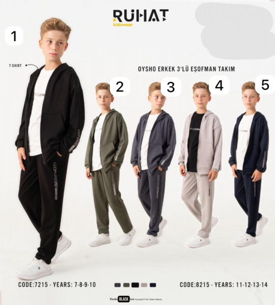 Костюм Тройка Для Мальчика Ruhat (7-8-9-10лет) 