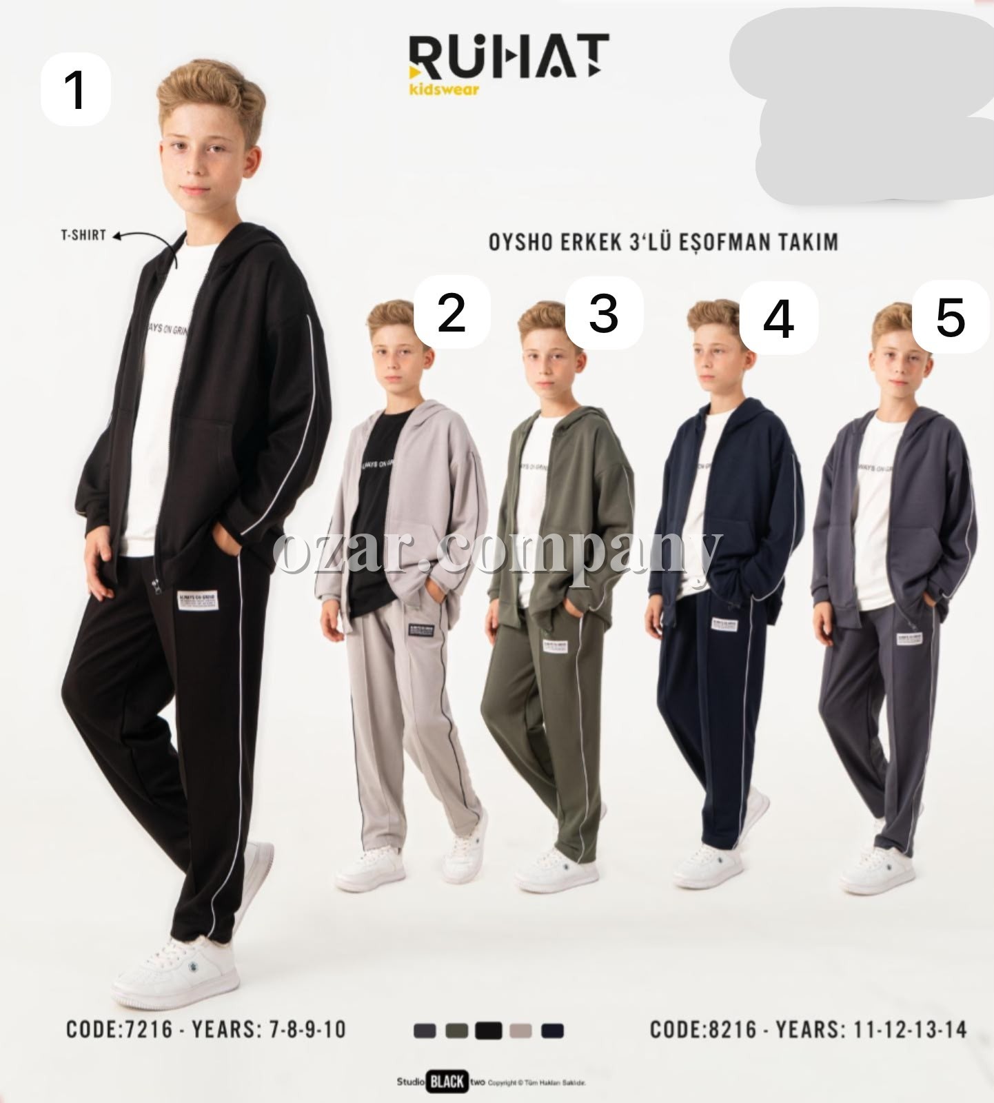 Костюм Тройка Для Мальчика Ruhat (7-8-9-10лет) 