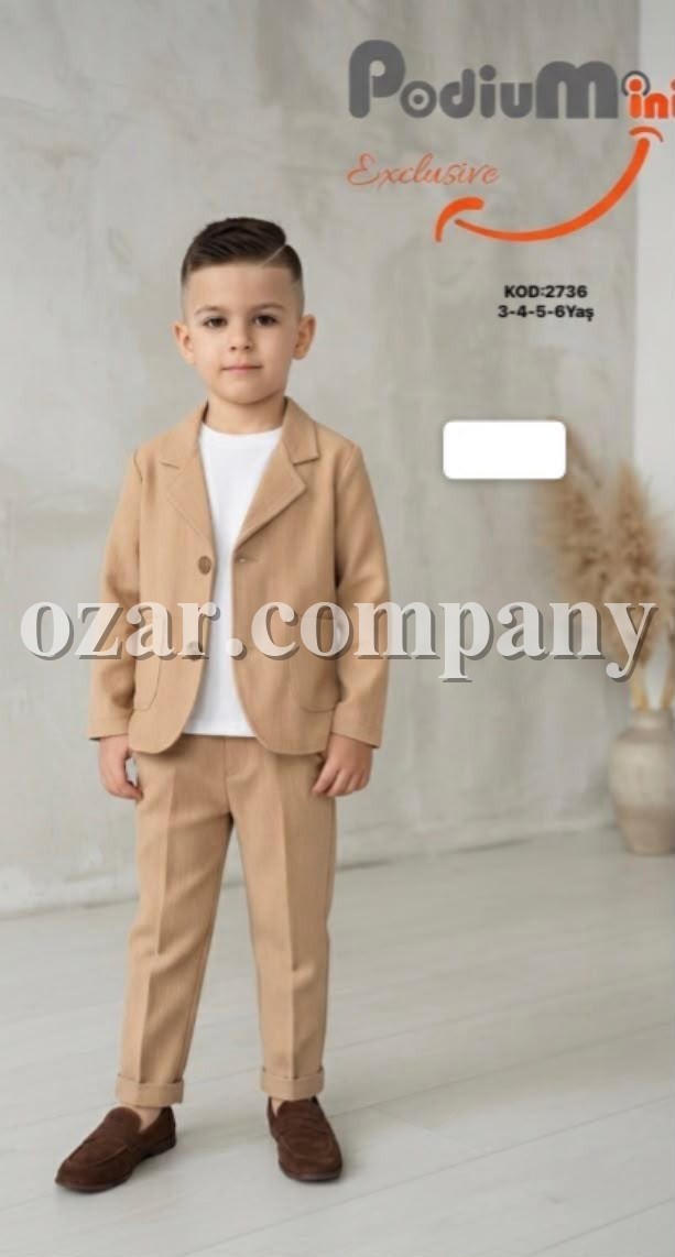 Костюм Тройка Для Мальчика PodiuMini (3-4-5-6лет) 