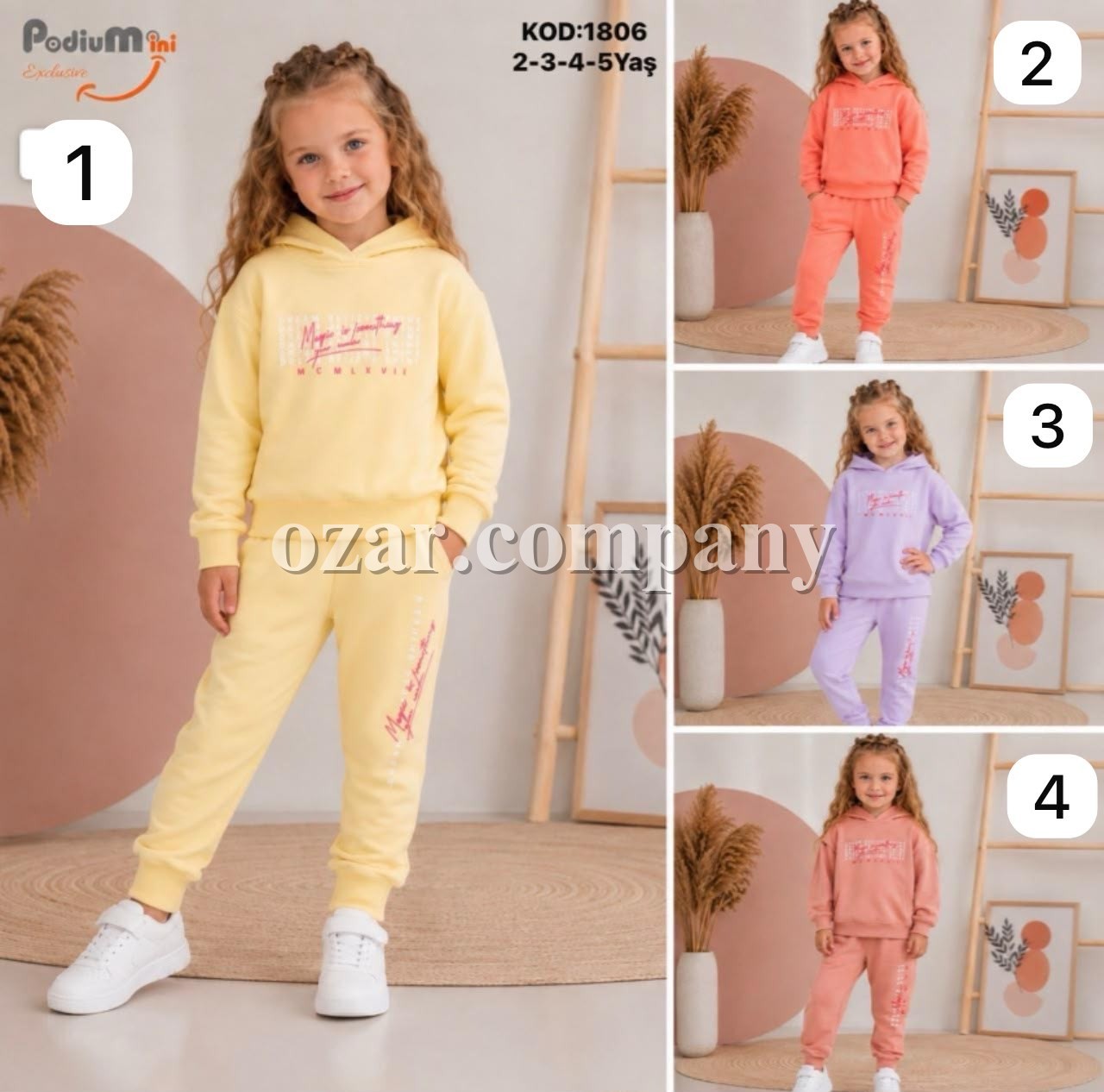Костюм Для Девочки PodiuMini (2-3-4-5лет)