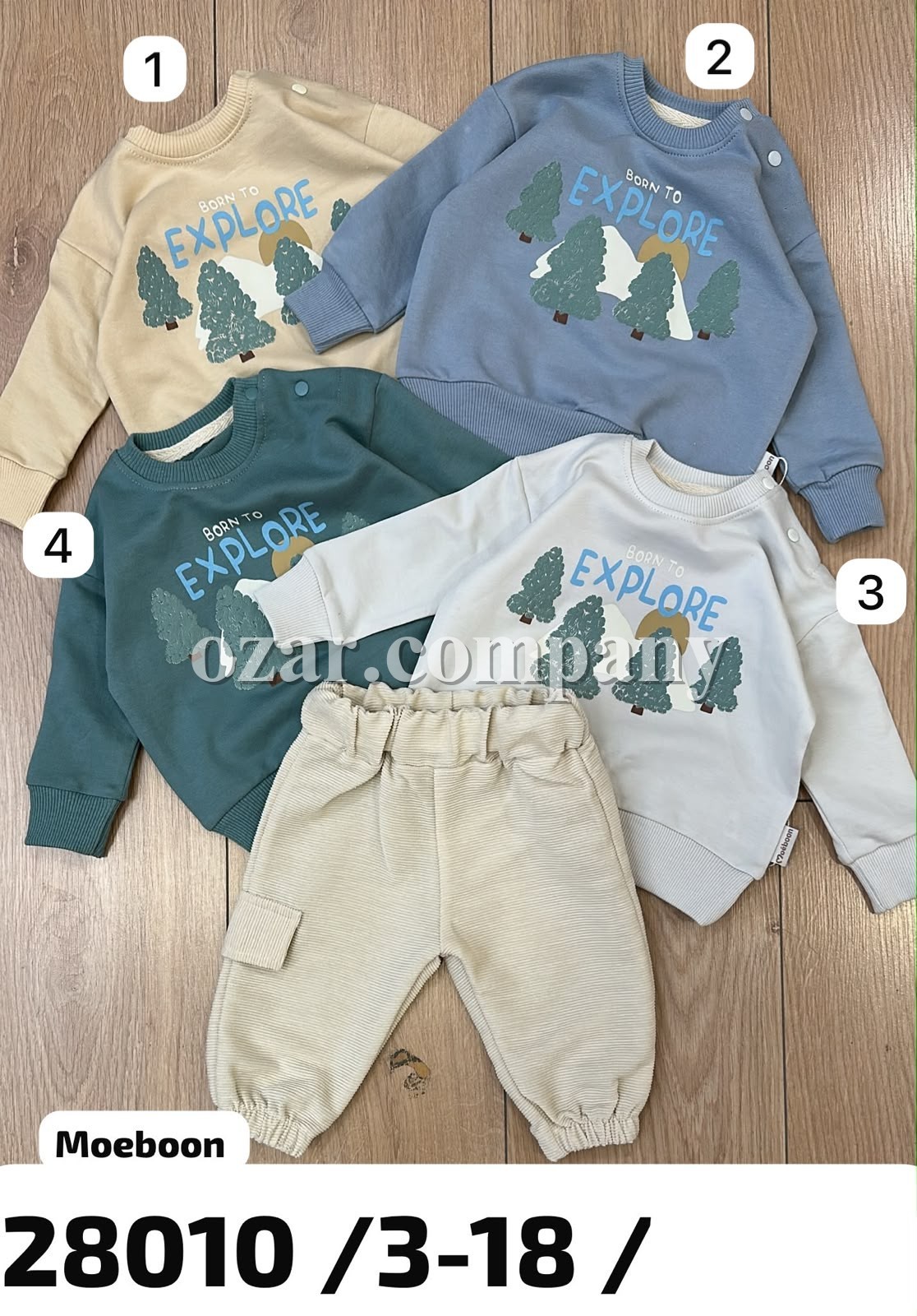 Костюм Для Мальчика Moeboon (3-6/6-9/9-12/12-18мес.)