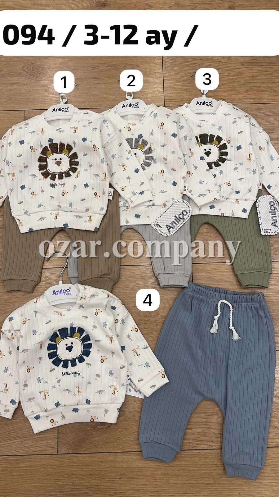 Костюм Для Мальчика Anilco (3-6/6-9/9-12мес.)