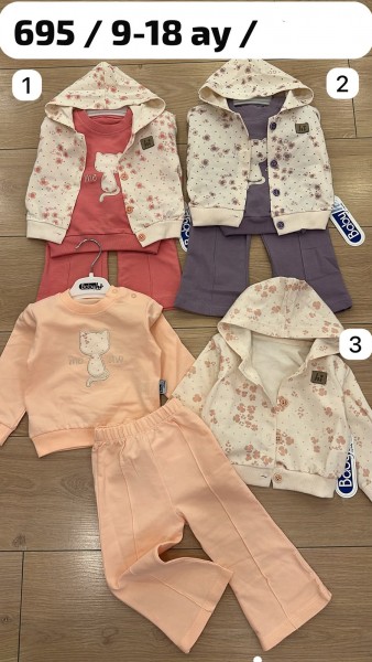 Костюм Тройка Для Девочки Babyhi (9-12-18мес.)