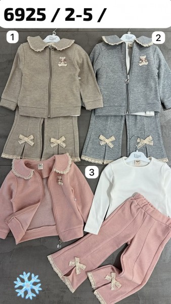 Костюм Тройка Для Девочки Lilax (2-3-4-5лет)