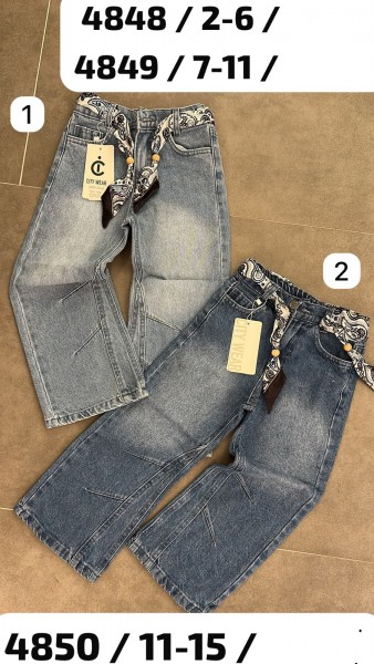 Джинсы Для Девочки City Wear (7-8-9-10-11лет)