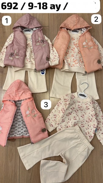 Костюм Тройка Для Девочки Babyhi (9-12-18мес.)
