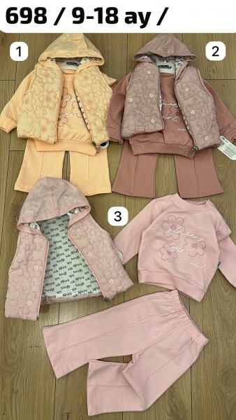 Костюм Тройка Для Девочки Babyhi (9-12-18мес.)