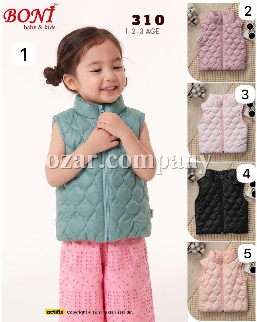 Жилетка Для Девочки Boni (1-2-3лет) 