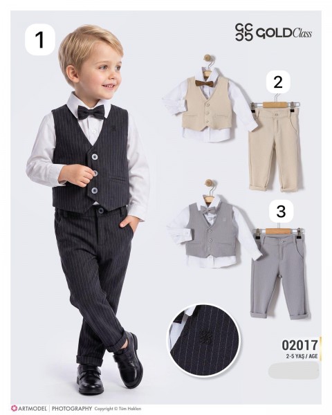 Костюм Тройка Для Мальчика Gold Class (2-3-4-5лет)