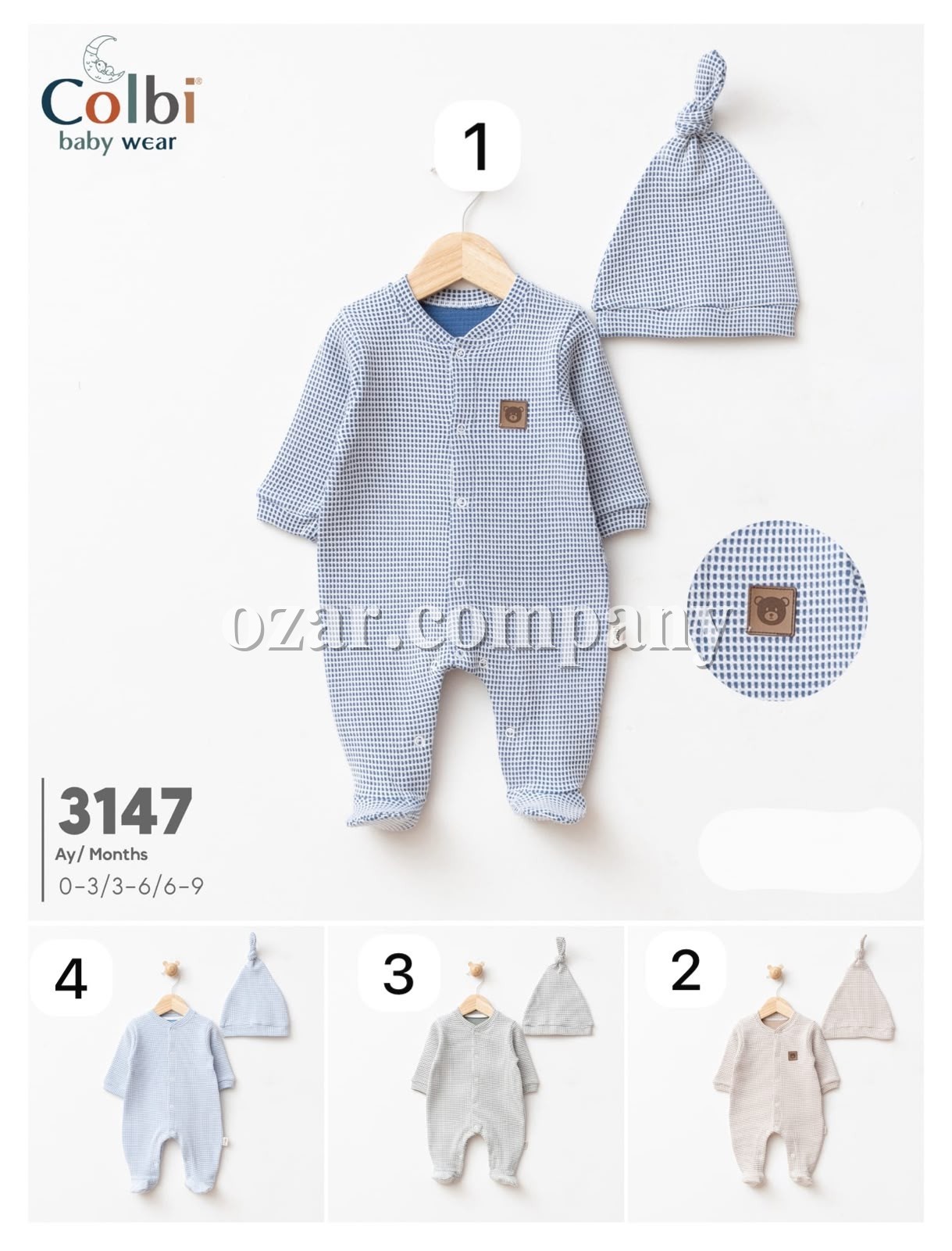 Человечек Для Новорождённых Colbi Baby (0-3/3-6/6-9мес.)