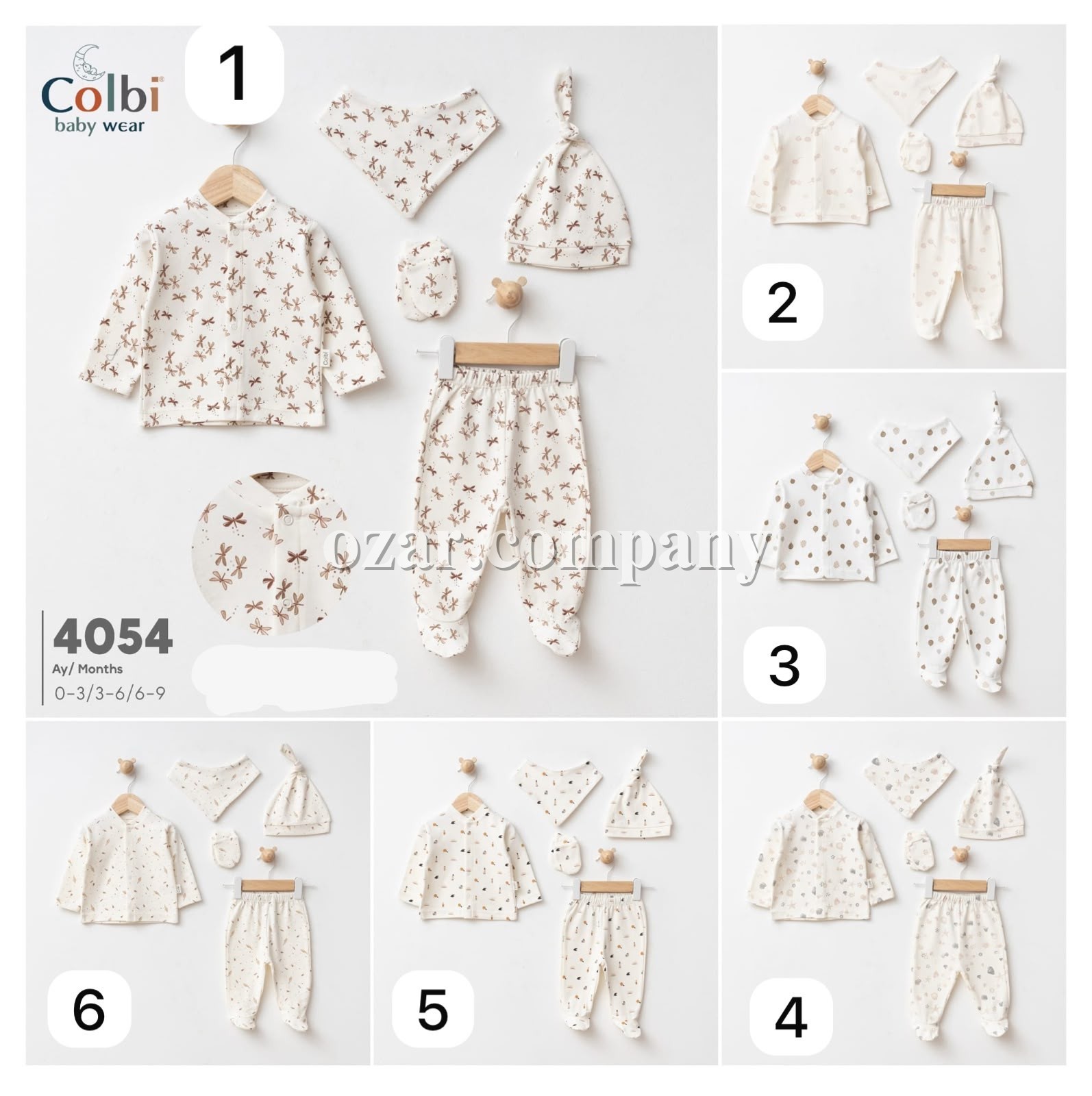 Комплект Для Новорождённых Colbi Baby (0-3/3-6/6-9мес.)