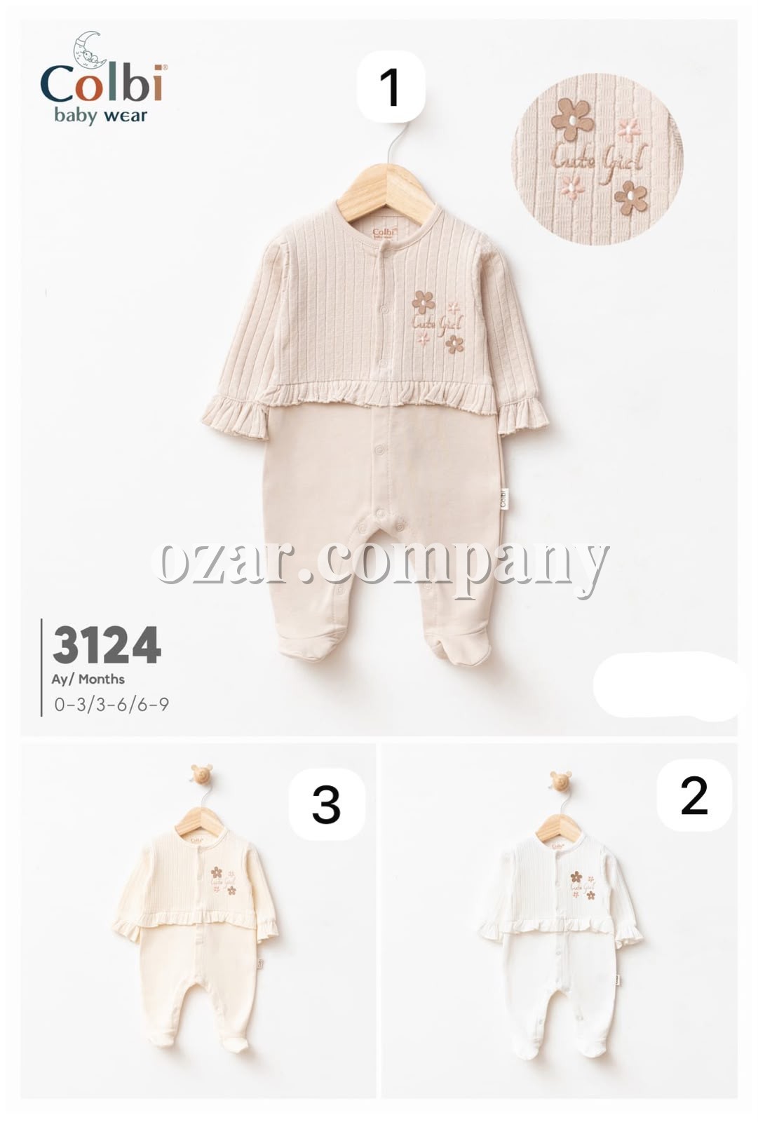 Человечек Для Девочки Colbi Baby (0-3/3-6/6-9мес.)