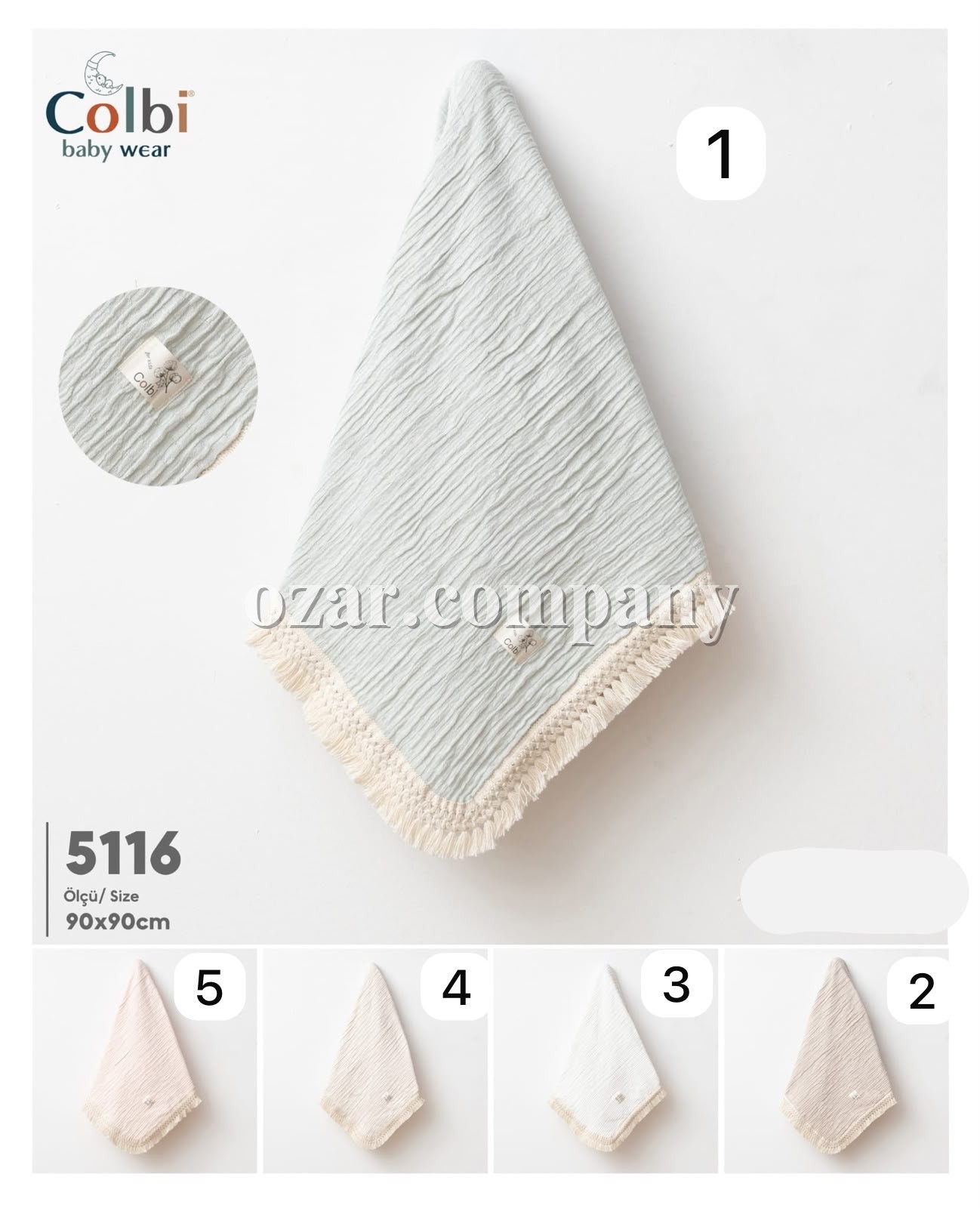 Пелёнка Для Новорождённых Colbi Baby (90*90см)