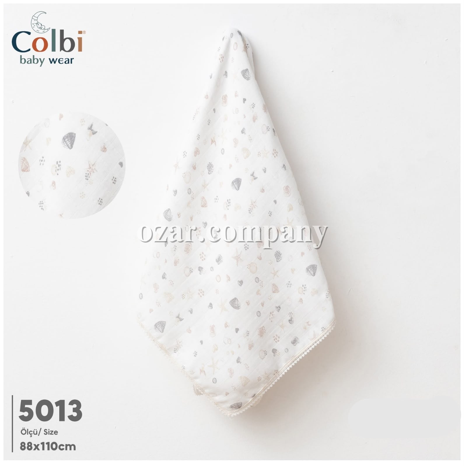 Пелёнка Для Новорождённых Colbi Baby (88*110см)