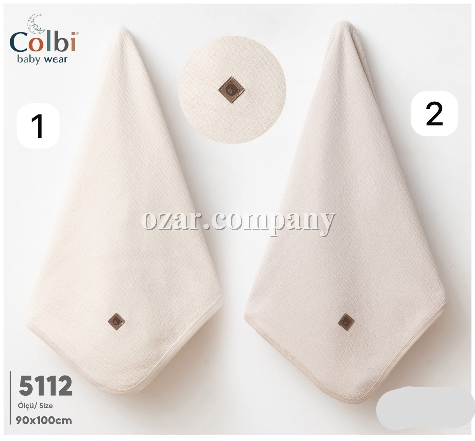 Пелёнка Для Новорождённых Colbi Baby (90*100см)
