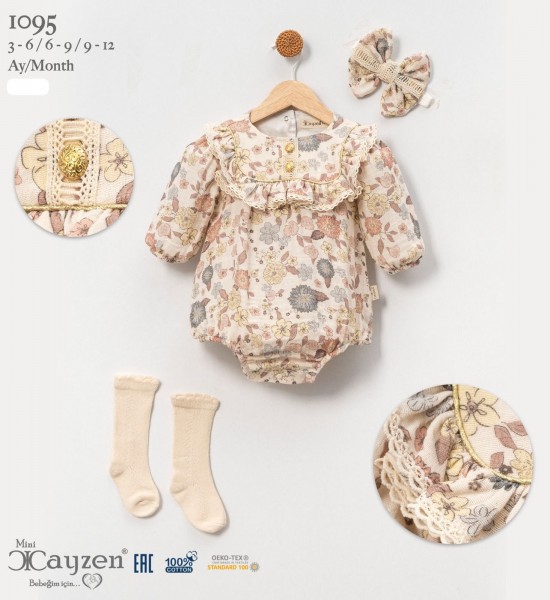 Бодик Для Девочки Cayzen (3-6/6-9/9-12мес.)