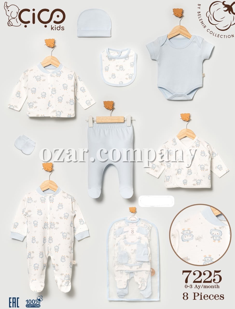 Комплект Для Мальчика Cico Kids (0-3мес.)
