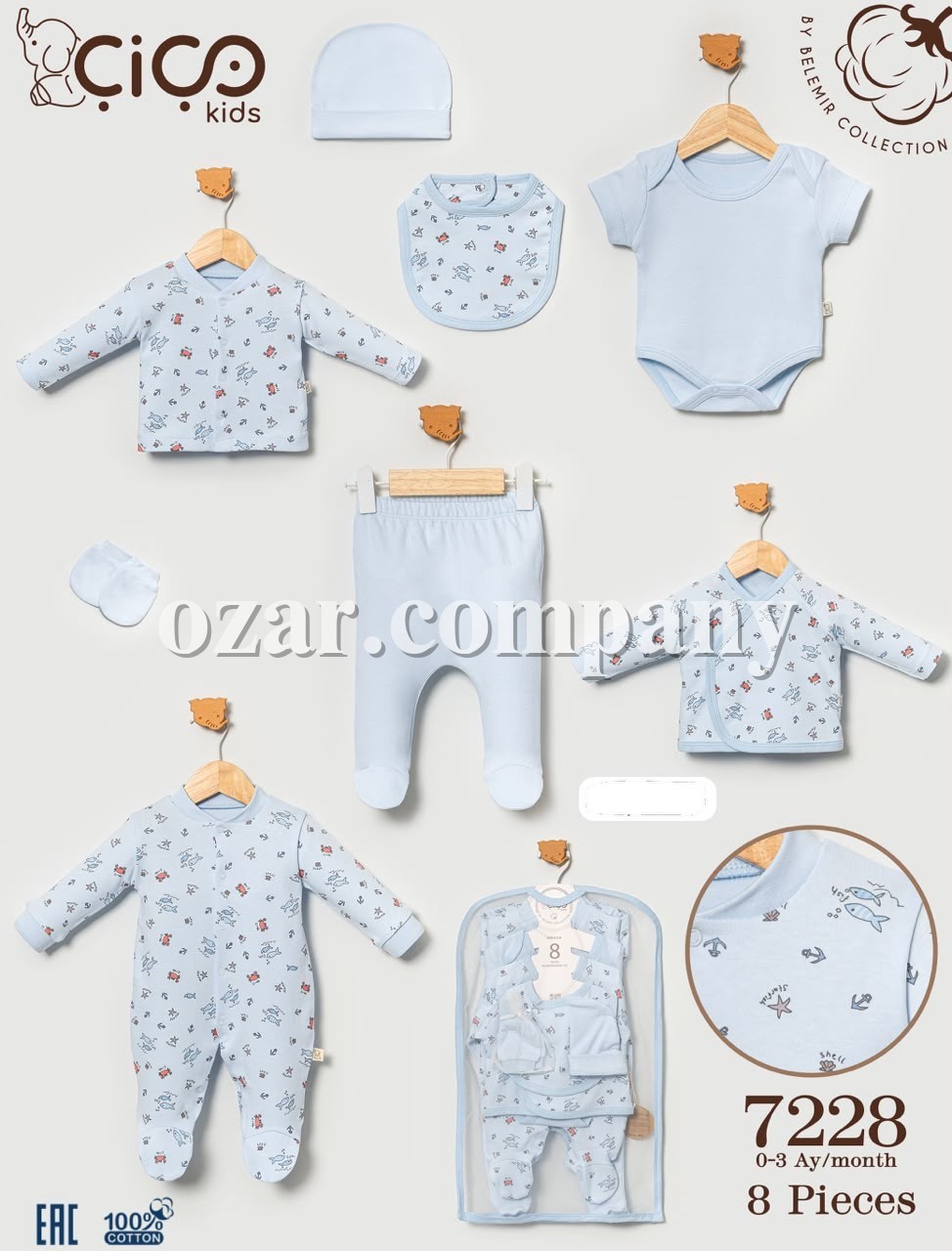 Комплект Для Мальчика Cico Kids (0-3мес.)