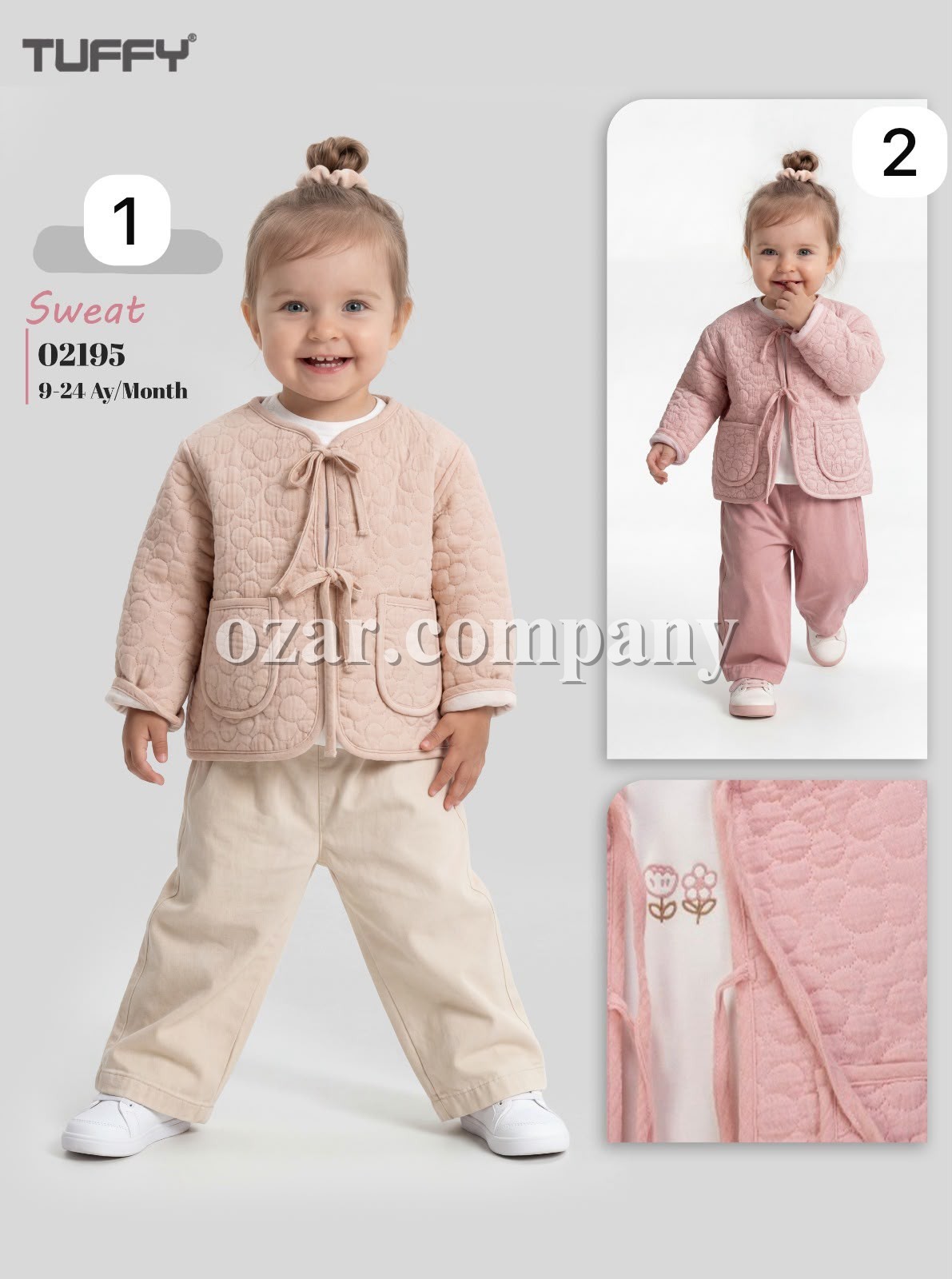 Костюм Тройка Для Девочки Tuffy (9-12-18-24мес.)