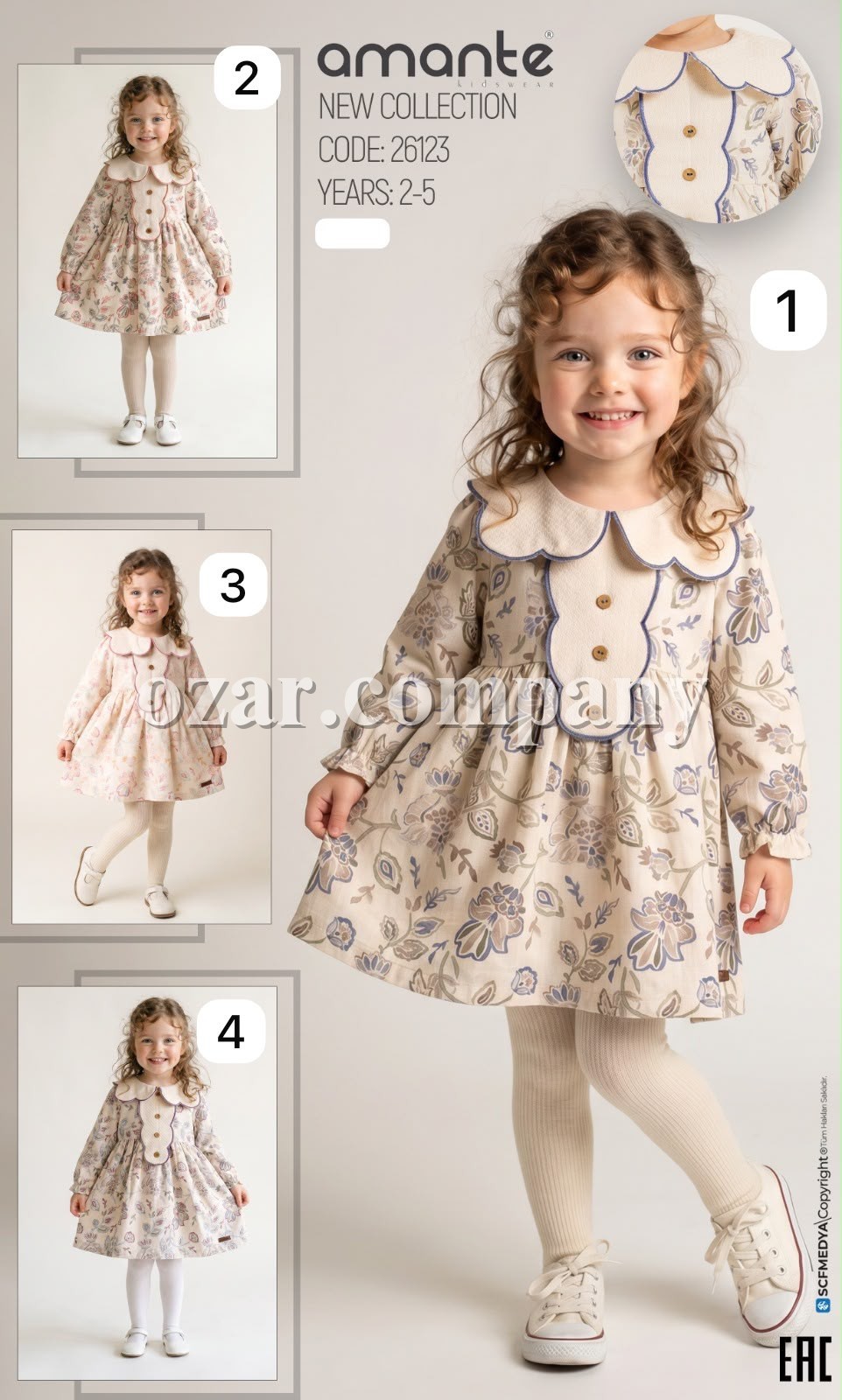Платье Для Девочки Amante (2-3-4-5лет)