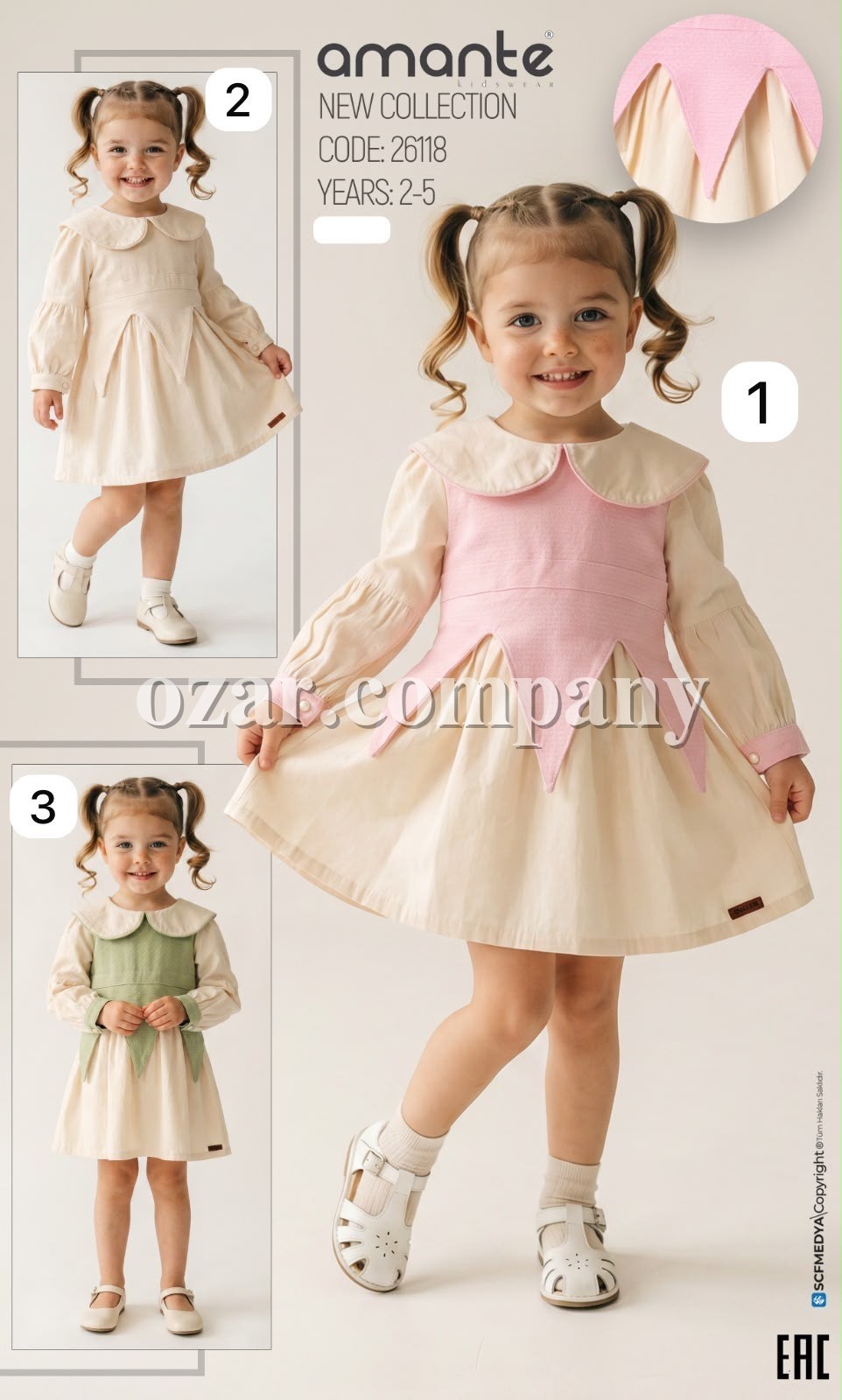 Платье Для Девочки Amante (2-3-4-5лет)