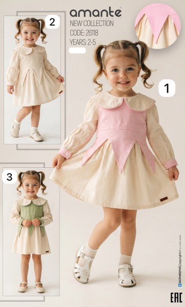 Платье Для Девочки Amante (2-3-4-5лет)
