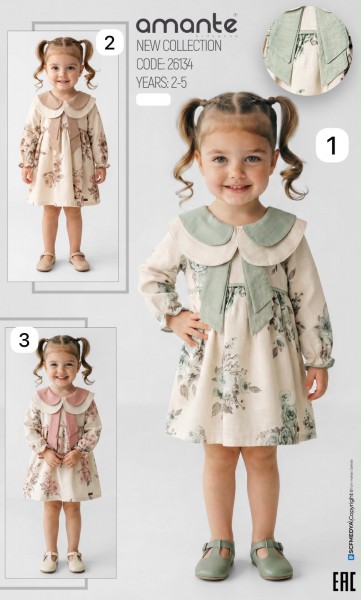 Платье Для Девочки Amante (2-3-4-5лет)
