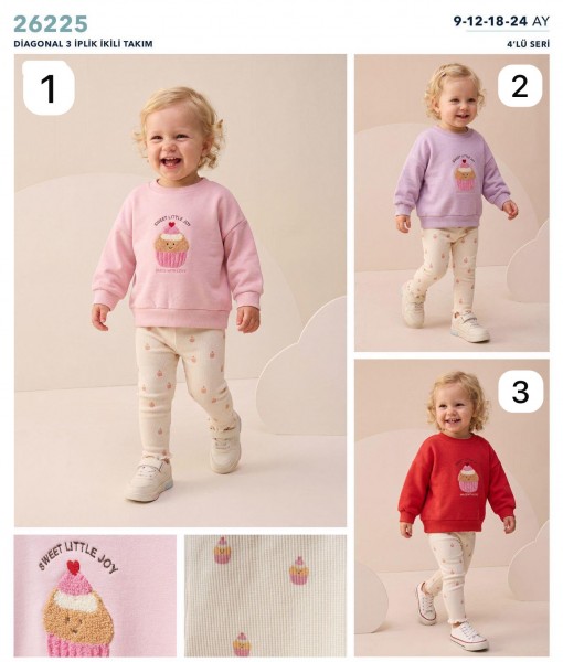 Костюм Тринитка Для Девочки Bupper Minipodyum (9-12-18-24мес.)
