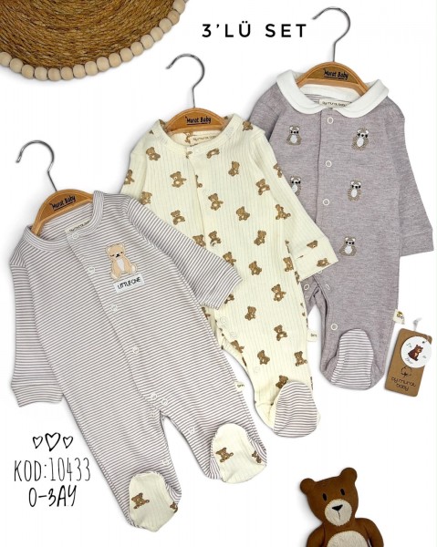 Комплект Человечков Для Мальчика Murat Baby (0-3мес.) 