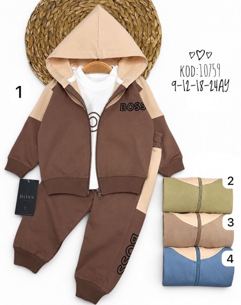 Костюм Тройка Для Мальчика Murat Baby (9-12-18-24мес.)