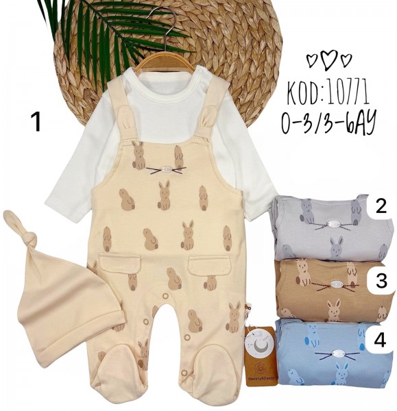 Комплект Для Новорождённых Mammy Daddy (0-3/3-6мес.) 