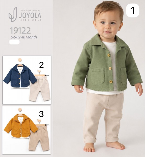 Костюм Тройка Для Мальчика Joyola (6-9-12-18мес.)