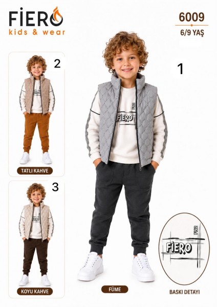 Костюм Тройка Для Мальчика Fiero (6-7-8-9лет) 
