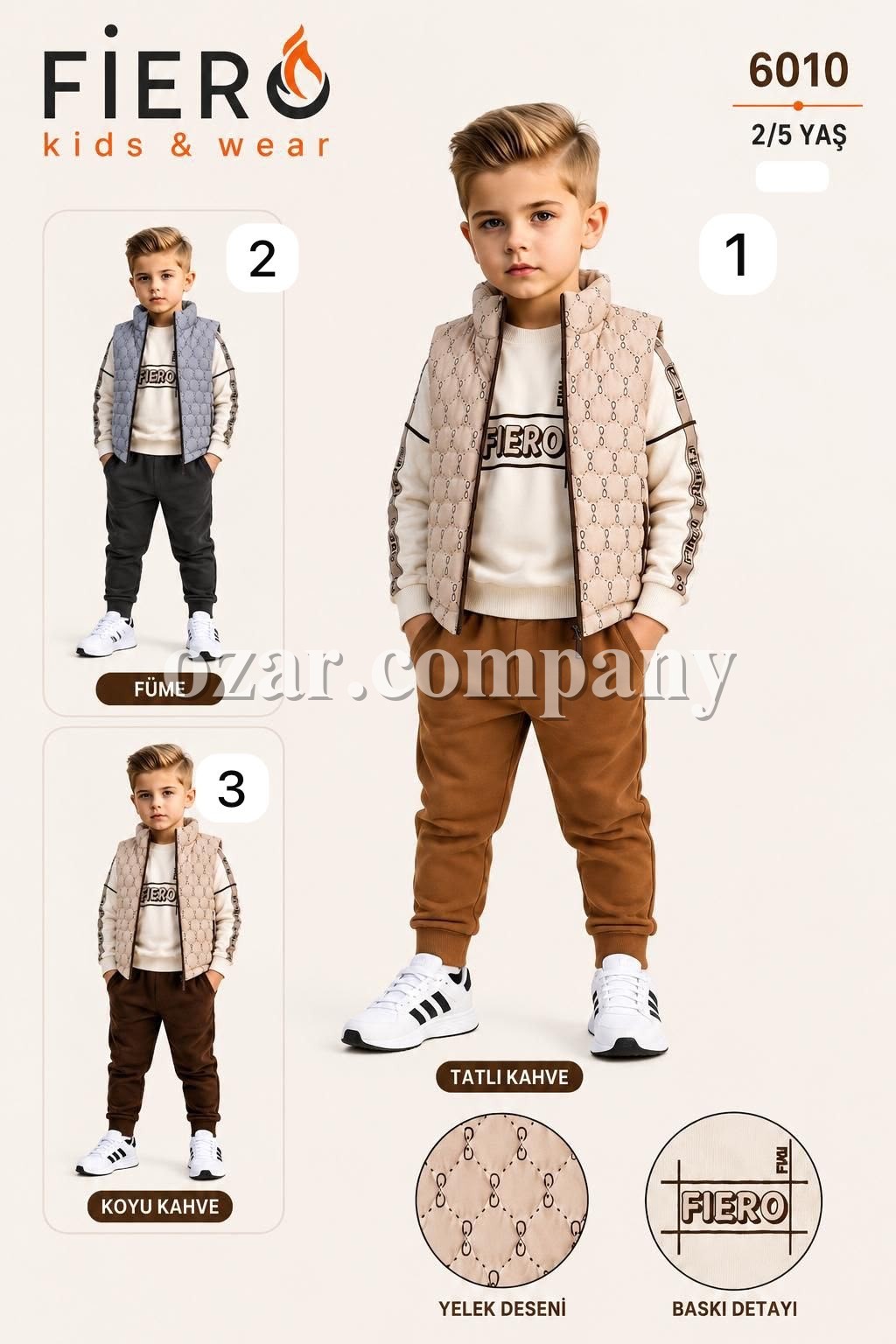 Костюм Тройка Для Мальчика Fiero (2-3-4-5лет)