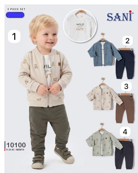 Костюм Тройка Для Мальчика Sani (9-12-18-24мес.)